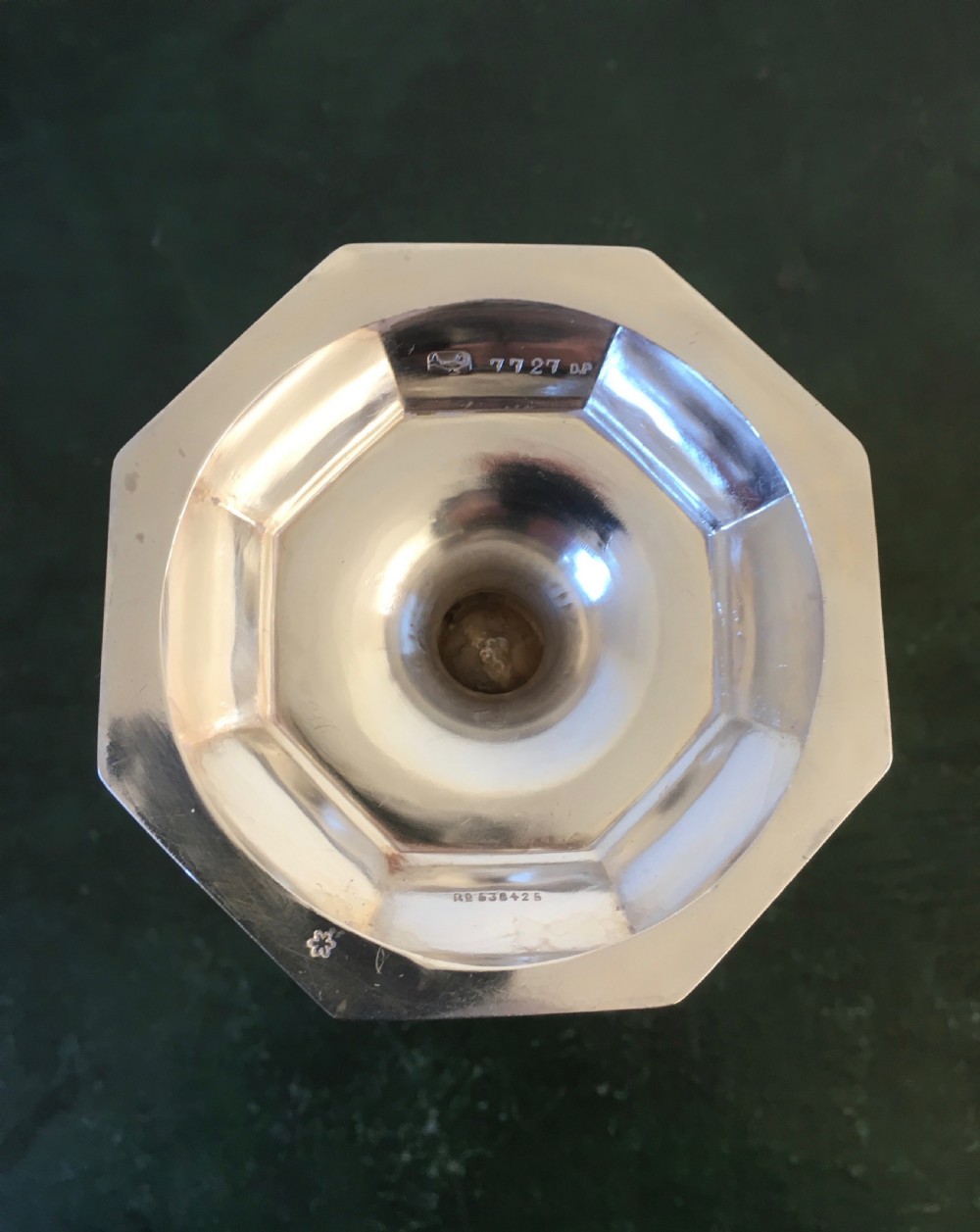 Silver Octagonal Vase View VII