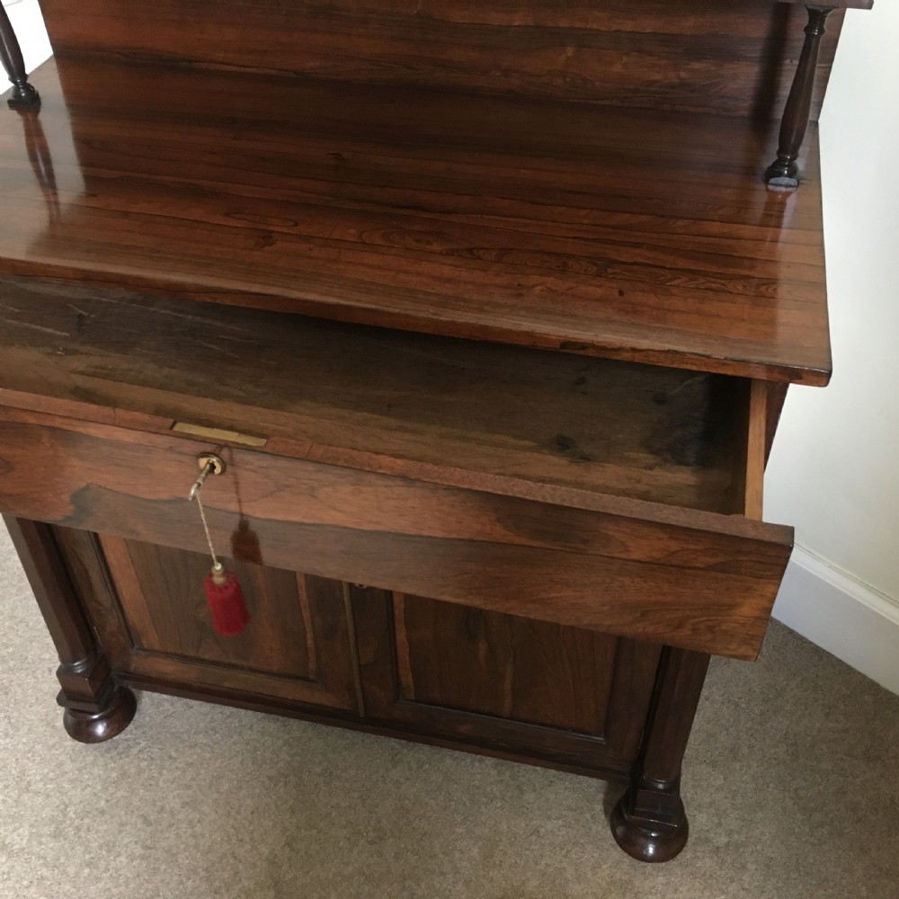 William IV Rosewood Chiffonier View XIII