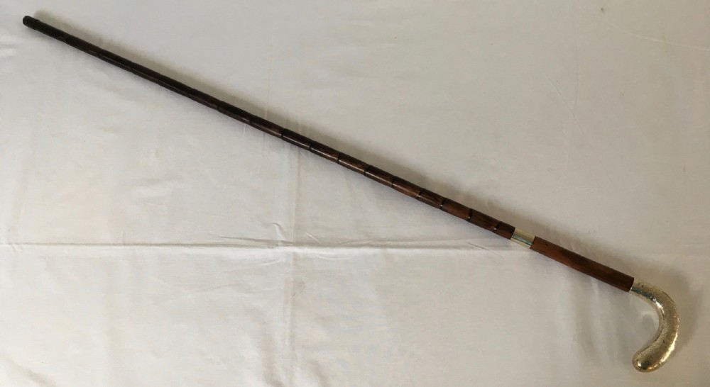Edwardian Silver Handled Sword Stick View II