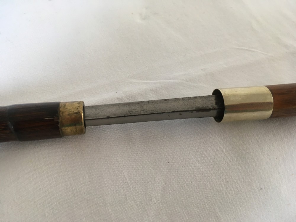 Edwardian Silver Handled Sword Stick View IV