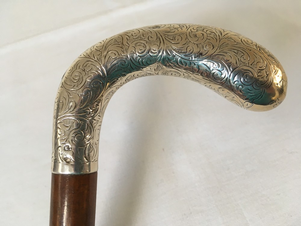 Edwardian Silver Handled Sword Stick View VII