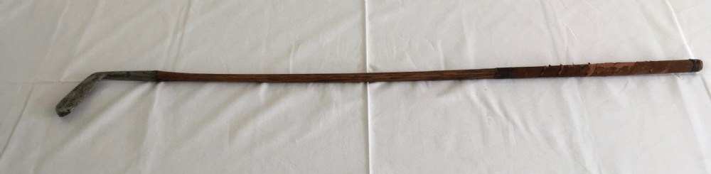 Edwardian Hickory Shafted Jigger Golf Club 