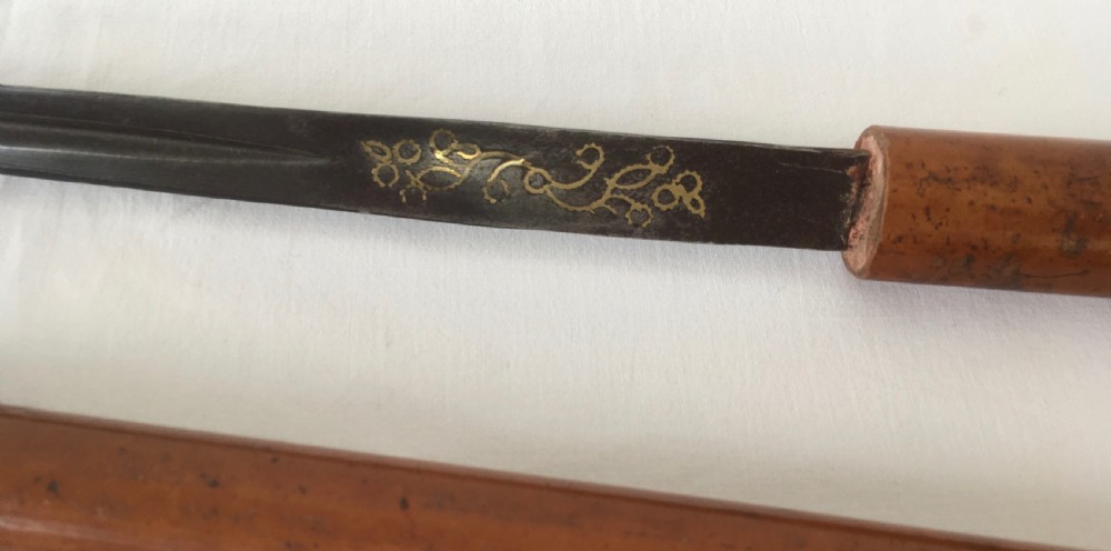 Victorian Malacca Silver Mounted Sword Stick View IV