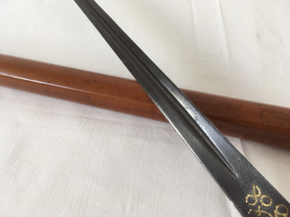 Victorian Malacca Silver Mounted Sword Stick View VIII