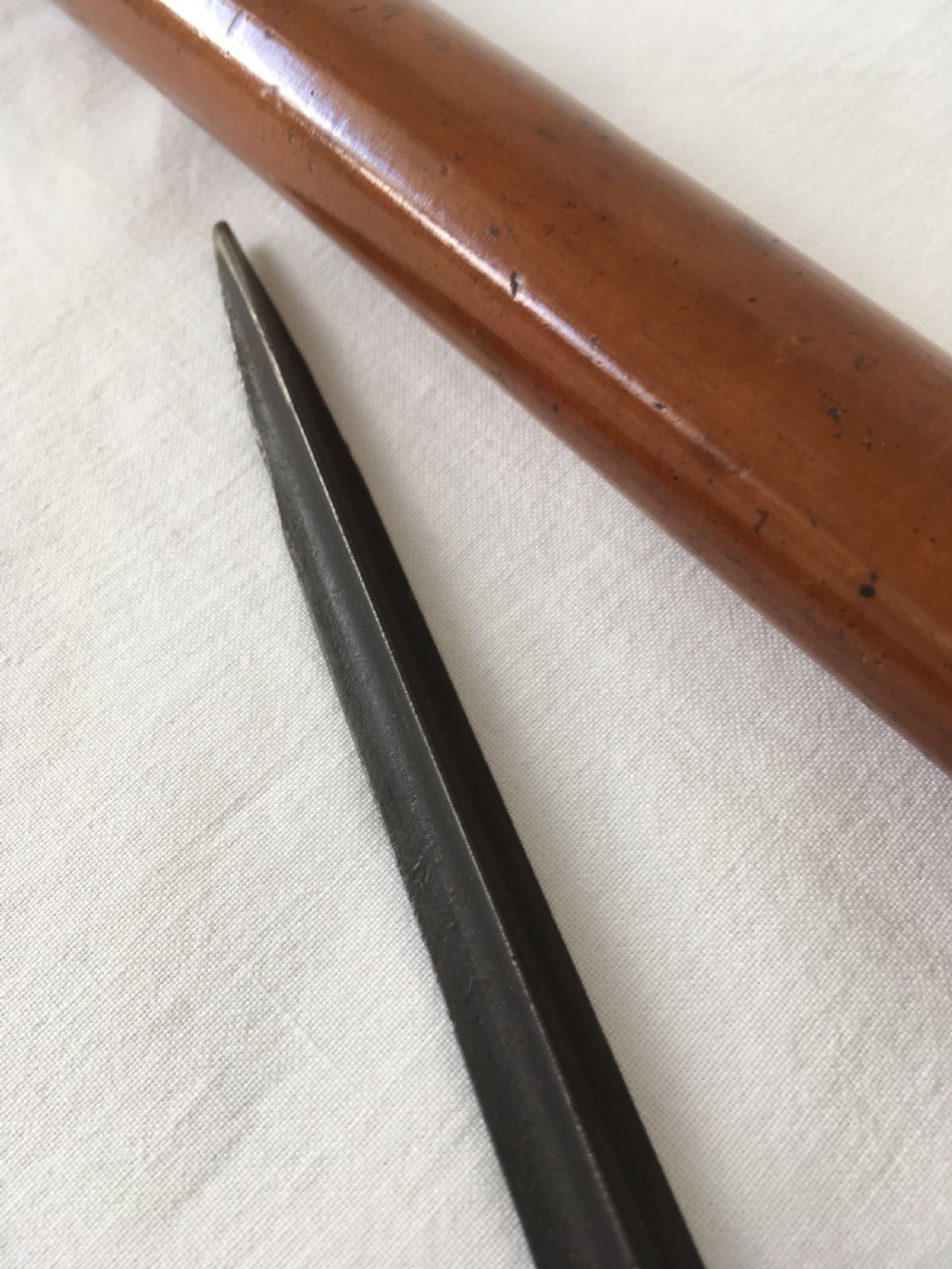 Victorian Malacca Silver Mounted Sword Stick View XI