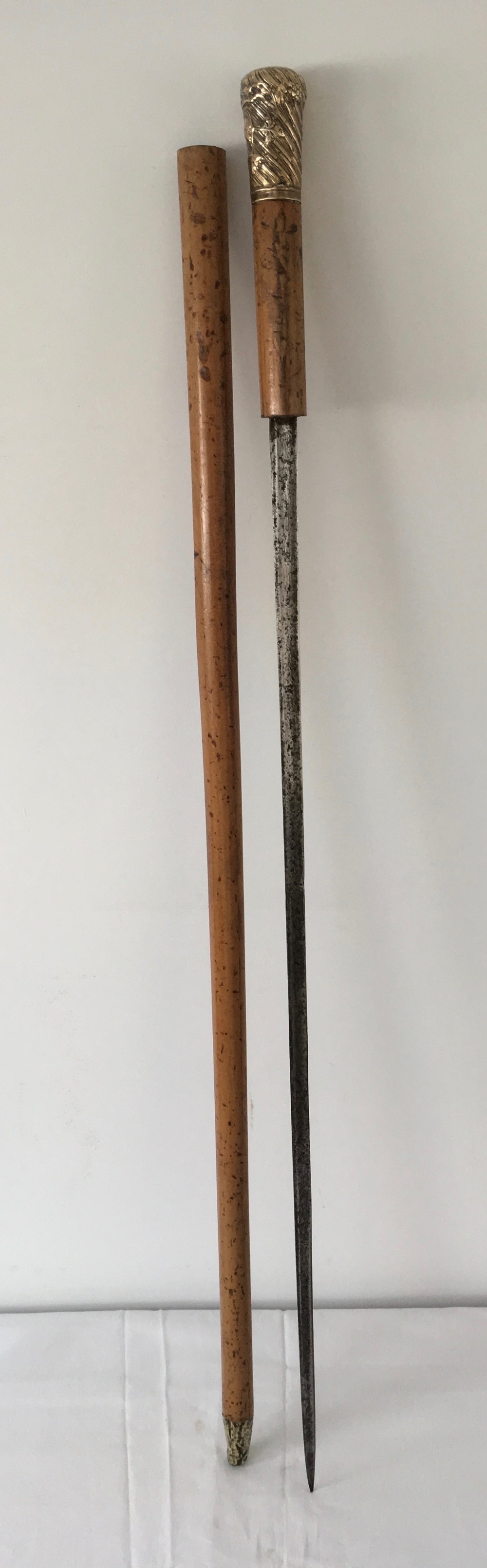 Georgian Brass Mounted Sword Stick