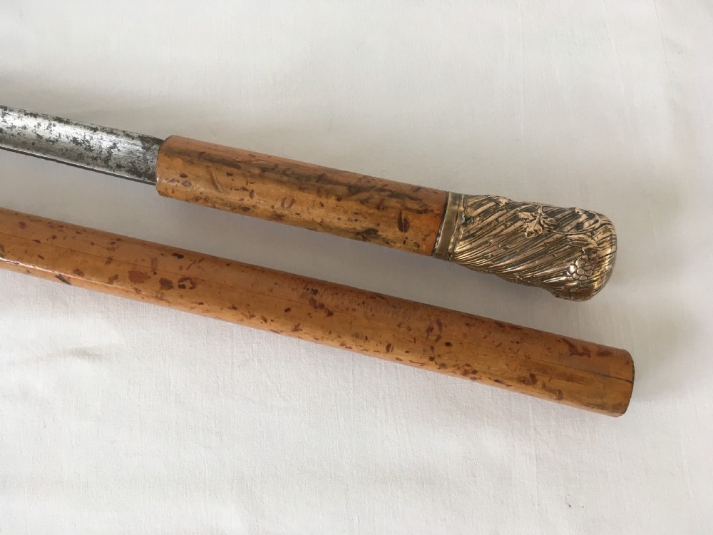 Georgian Brass Mounted Sword Stick View III