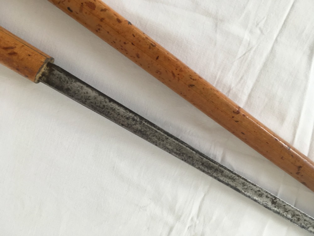 Georgian Brass Mounted Sword Stick View IV