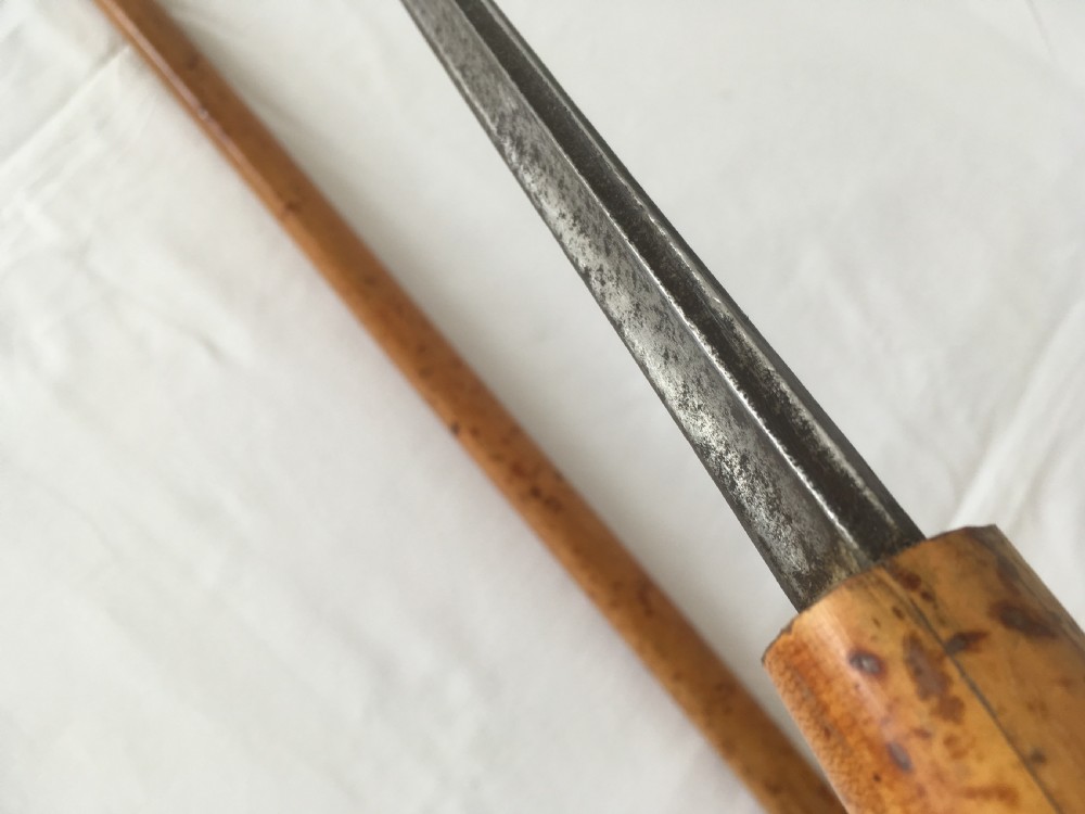 Georgian Brass Mounted Sword Stick View IX