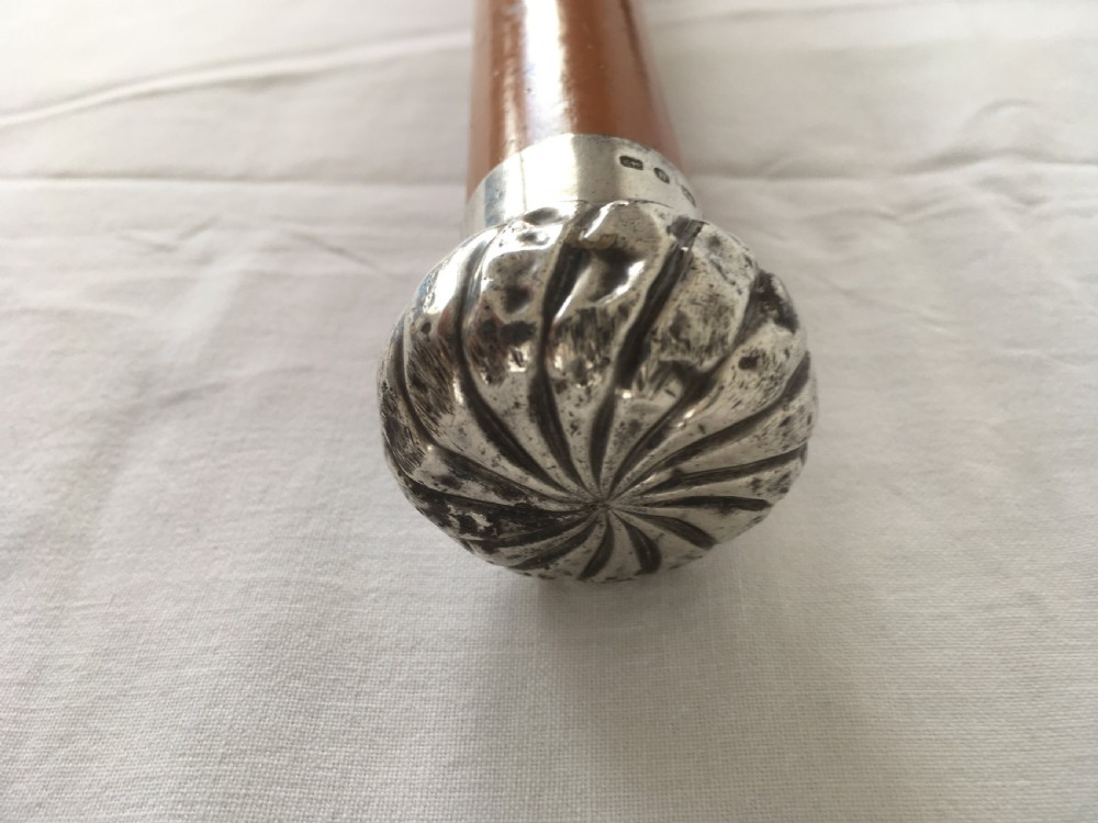 Silver Mounted Malacca Sword Stick View IV