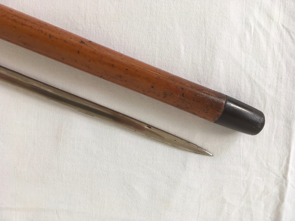Silver Mounted Malacca Sword Stick View VIII