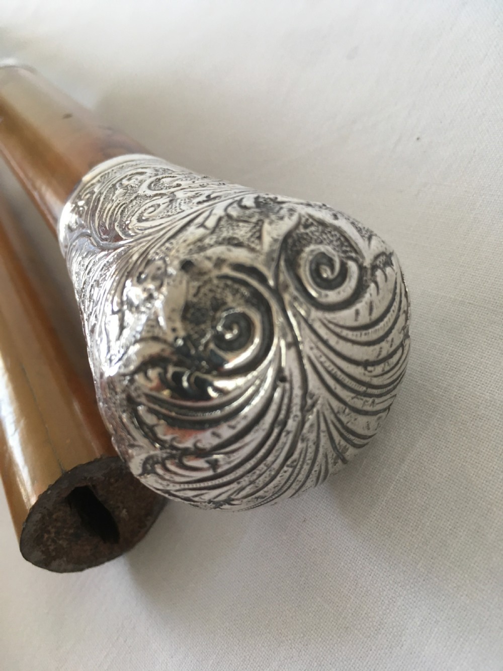 Mid 19th Century Silver Mounted Malacca Sword Stick View VI