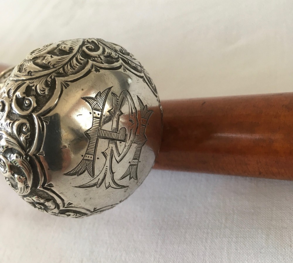 Malacca and Silver Mounted Sword Stick View VII