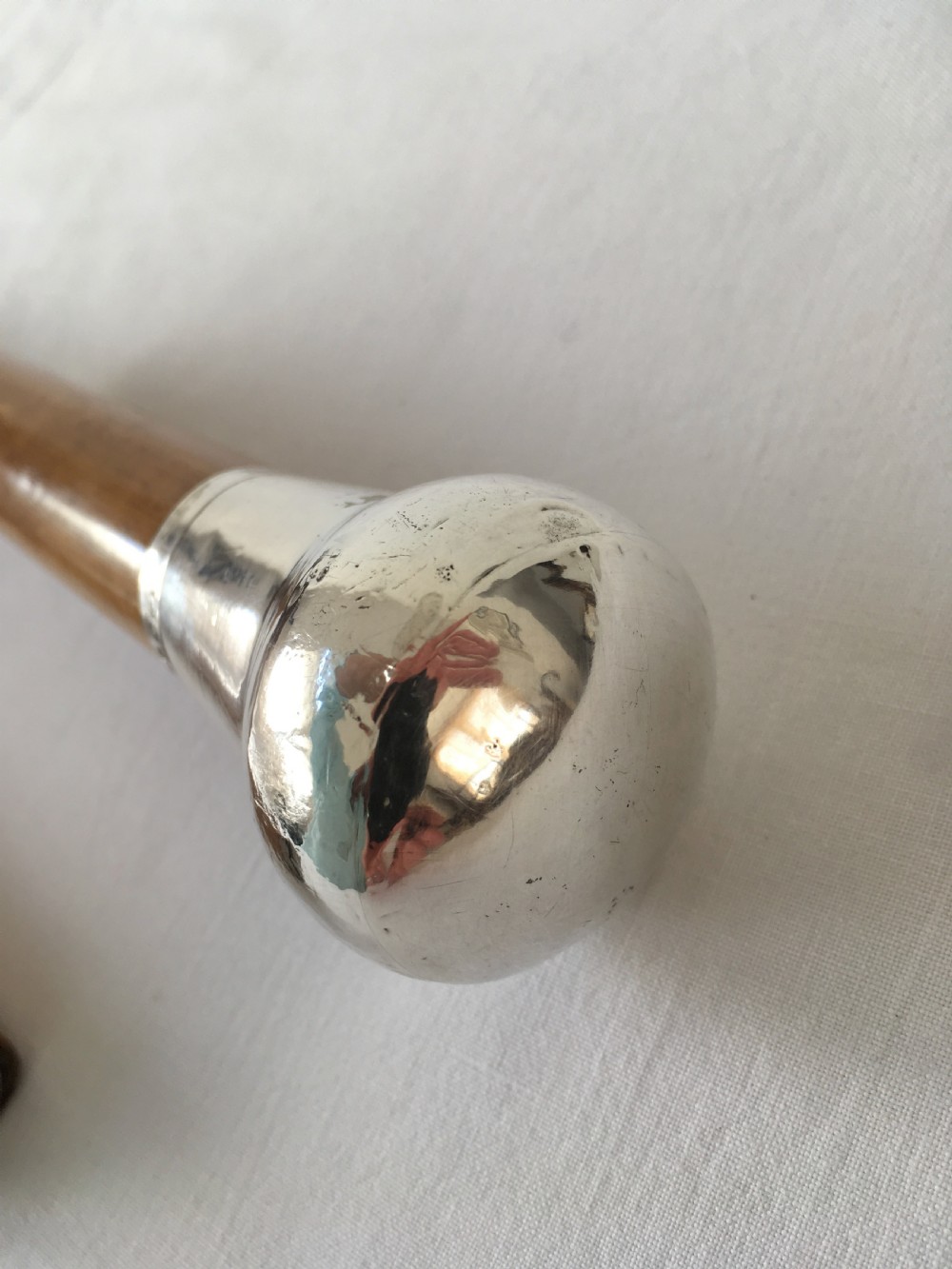 Mid 19th Century Silver Handled Malacca Sword Stick View X