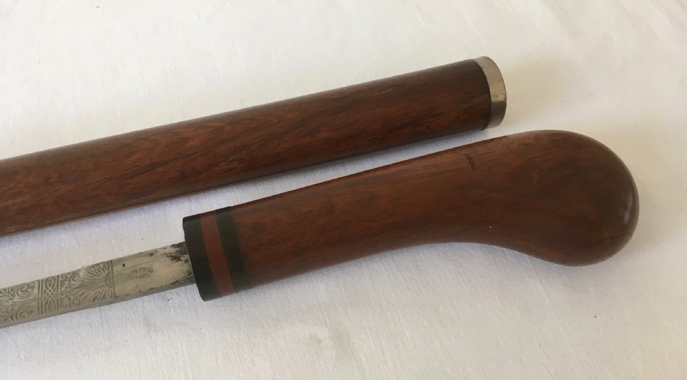 19th Century Mahogany Sword Stick View IV