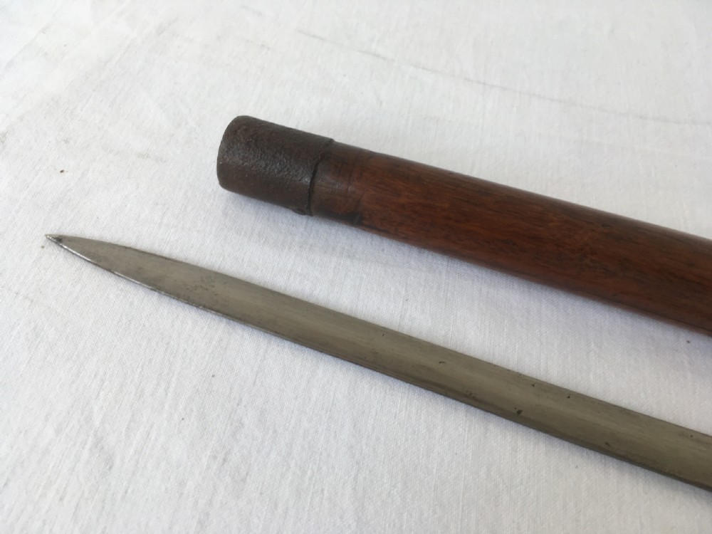 19th Century Mahogany Sword Stick View VIII