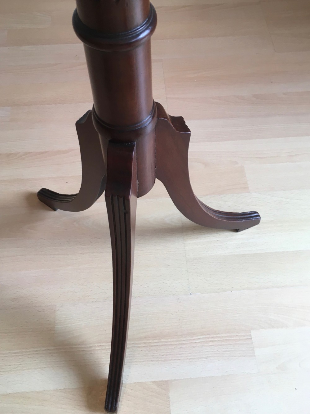 Inlaid Mahogany Plant Stand or Torchere View VIII