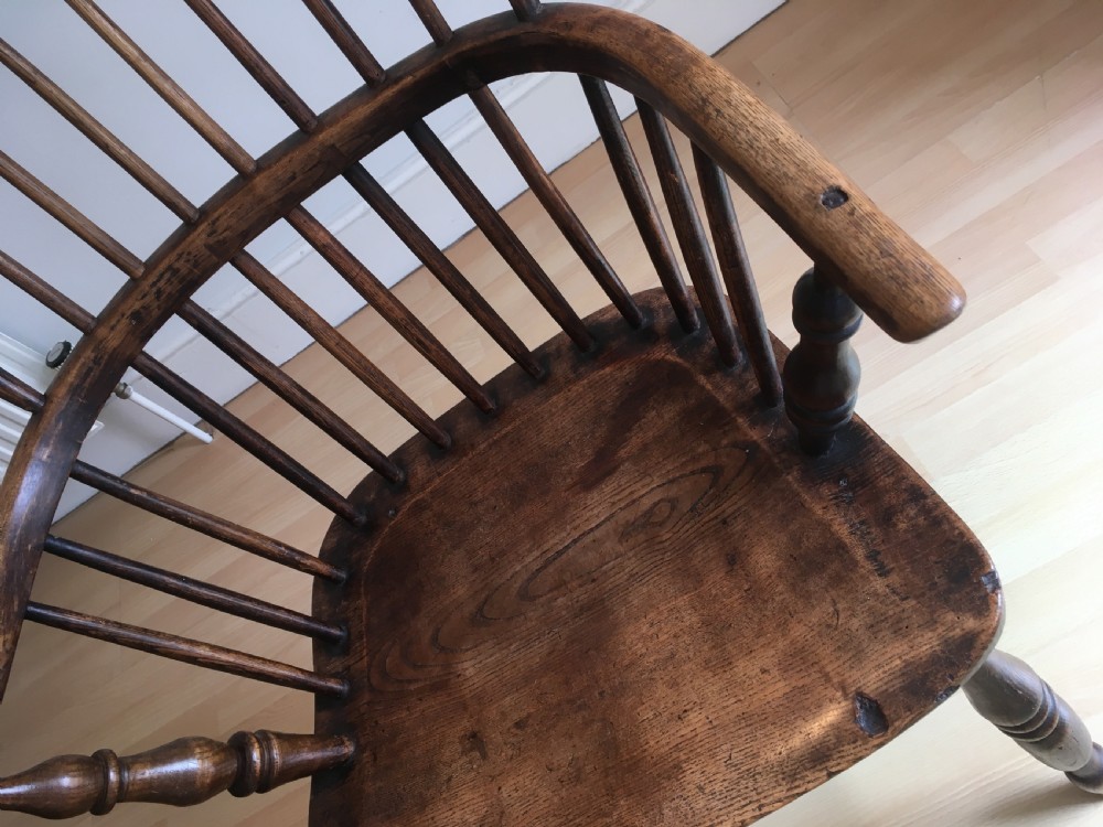 Elm Windsor Stick Back Armchair View VIII