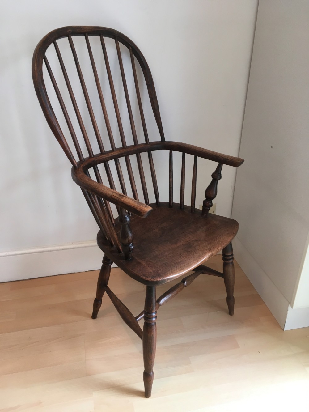 Elm Windsor Stick Back Armchair View VII