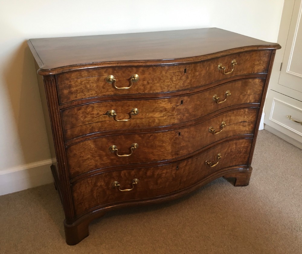 Georgian Mahogany Serpentine Chest View II