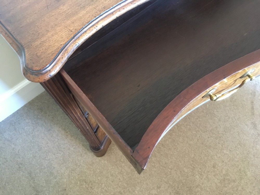 Georgian Mahogany Serpentine Chest View XIII