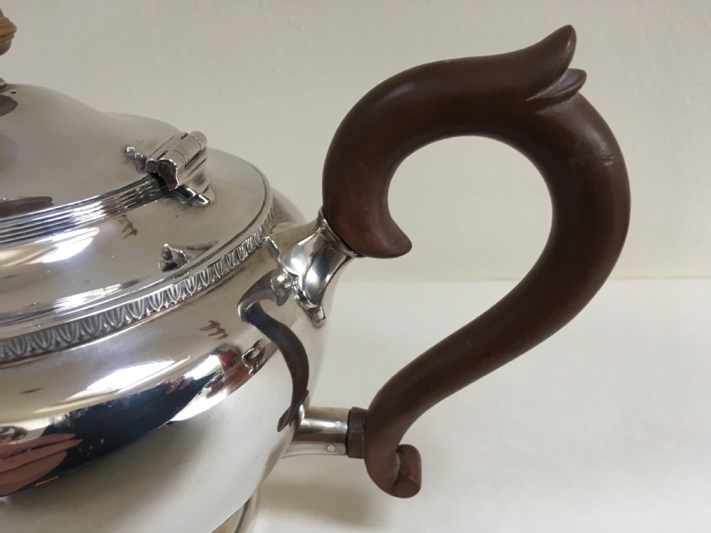 Art Deco Period Silver 3 Piece Tea Set View VI