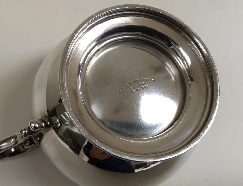 Art Deco Period Silver 3 Piece Tea Set View VII