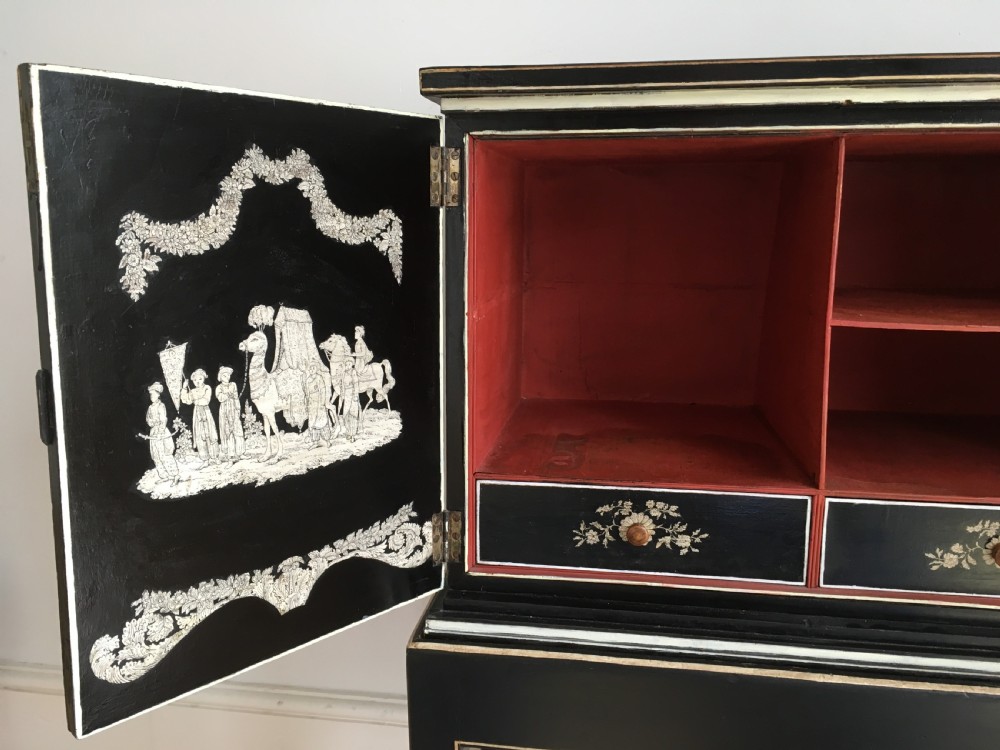 Chinese Penwork Cabinet on Stand View VIII