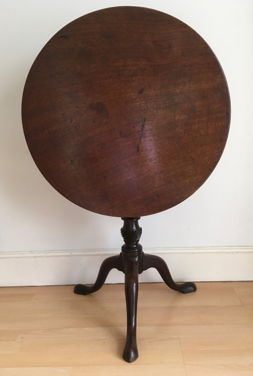 Georgian Mahogany Tilt Top Table View II