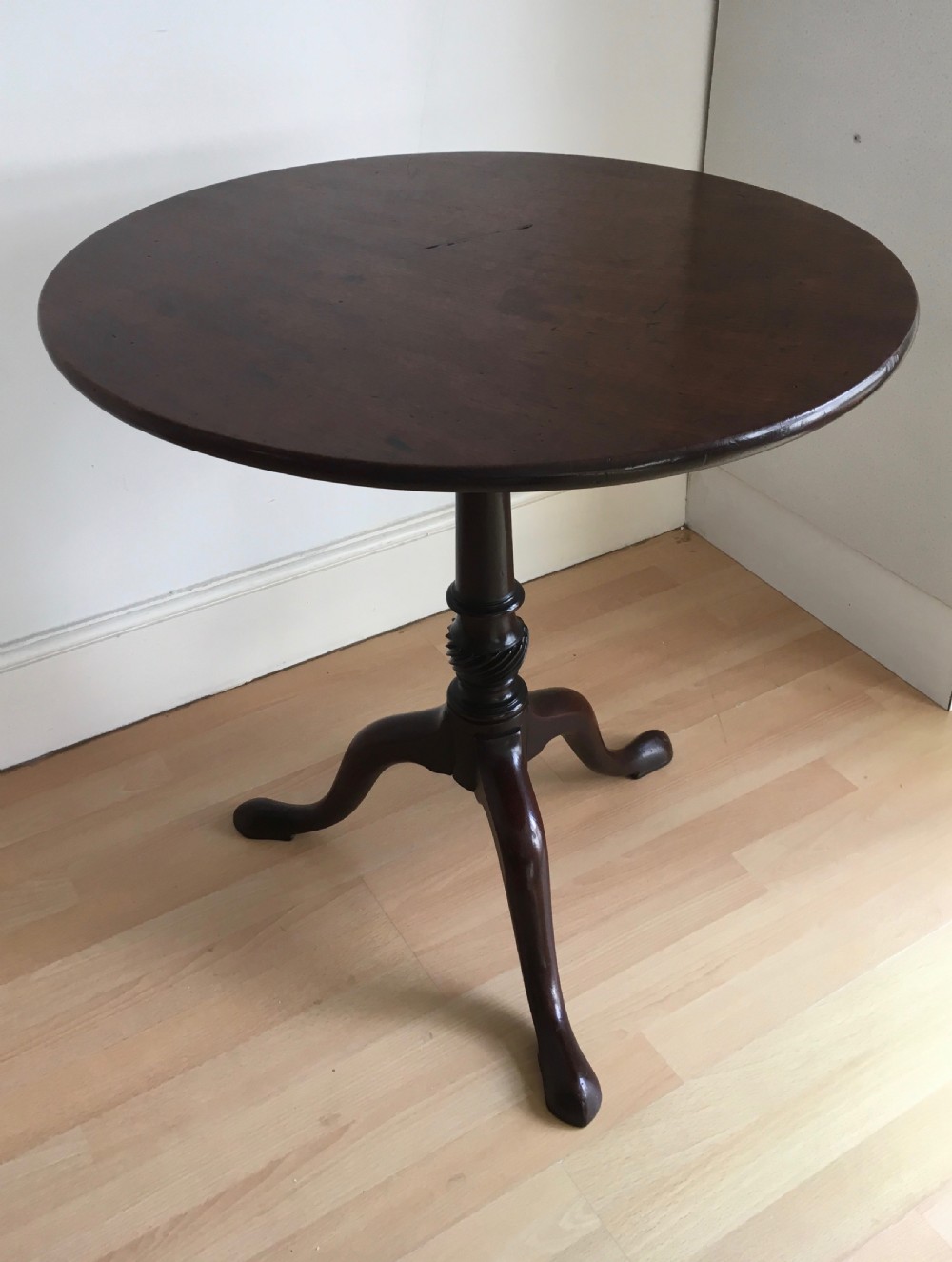 Georgian Mahogany Tilt Top Table View VI
