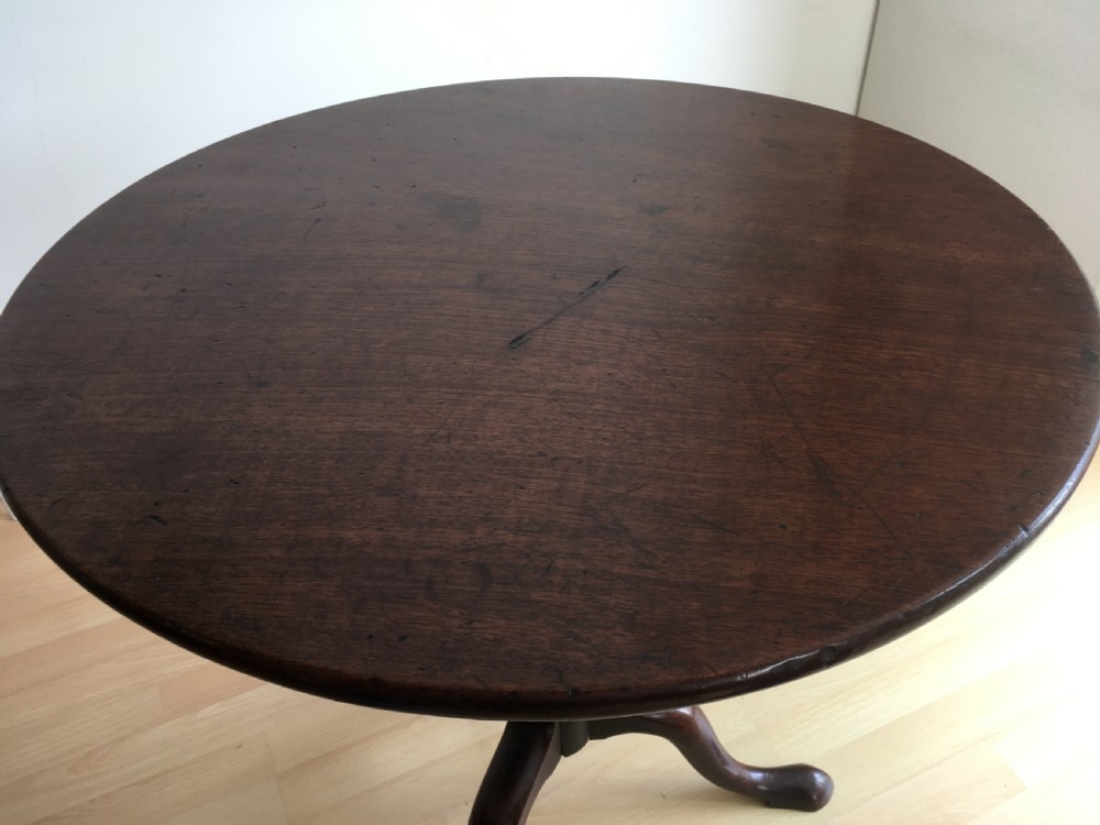 Georgian Mahogany Tilt Top Table View X