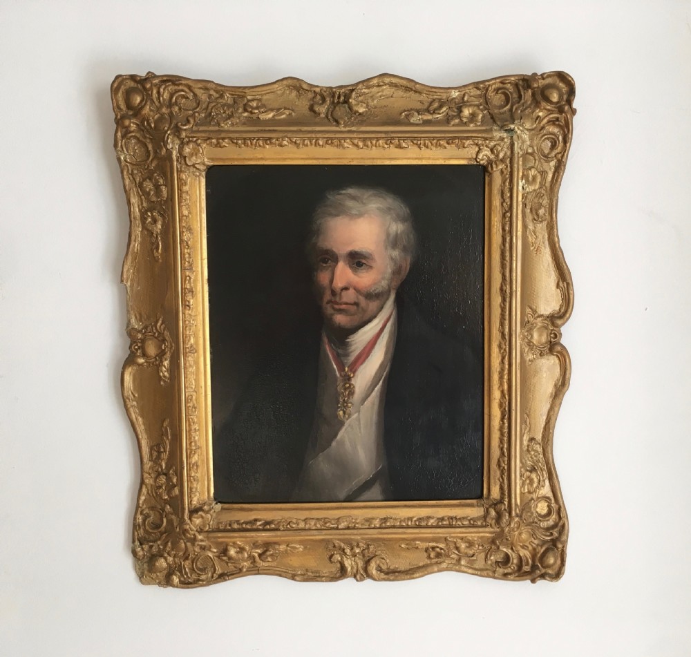 1st Duke of Wellington, Oil on Board View IV
