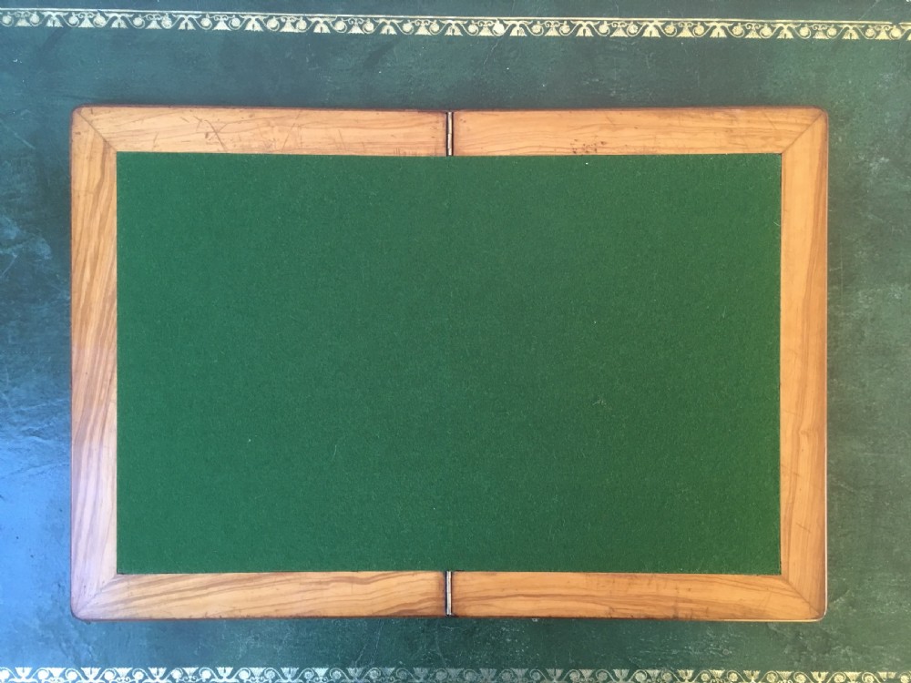 19th Italian Marquetry Folding Chess Board. View IV