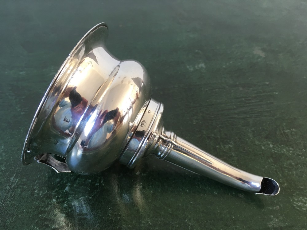 Regency Silver Wine Funnel - Exeter 1820