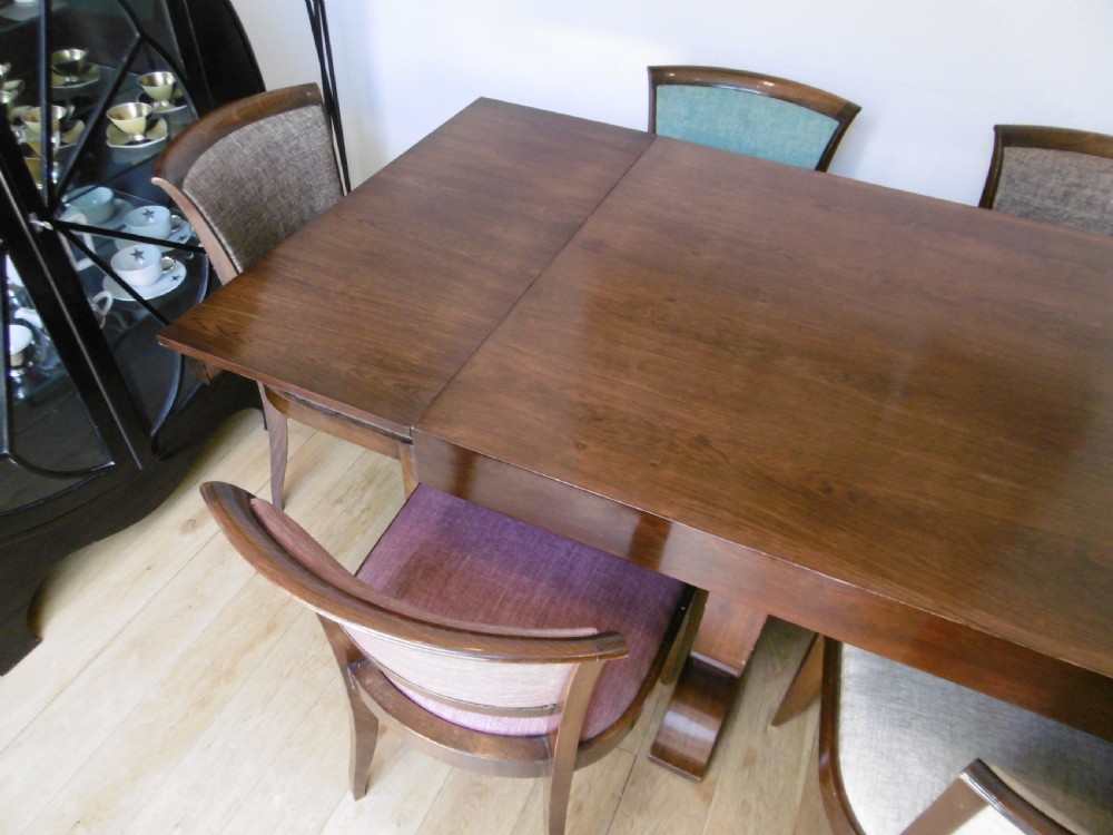 Art Deco Dining Table with 8 Chairs View IV