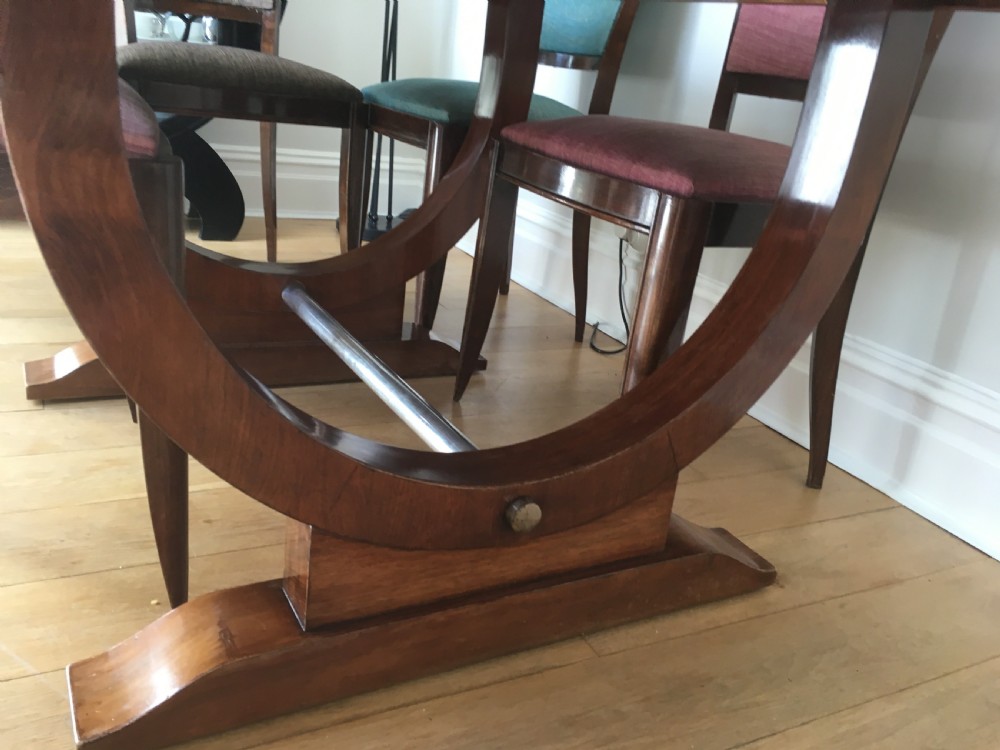 Art Deco Dining Table with 8 Chairs View V