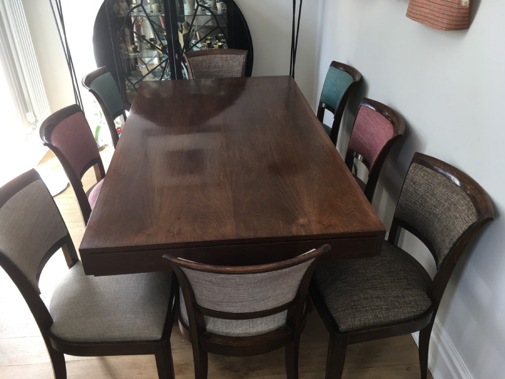 Art Deco Dining Table with 8 Chairs View XIII