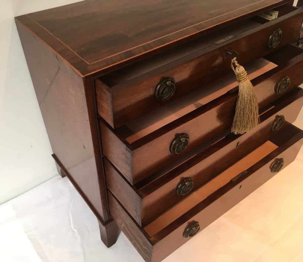 Regency Miniature Chest of Drawers View IV