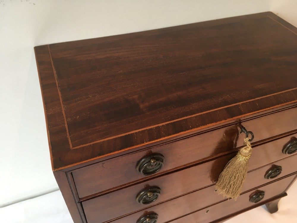 Regency Miniature Chest of Drawers View XII