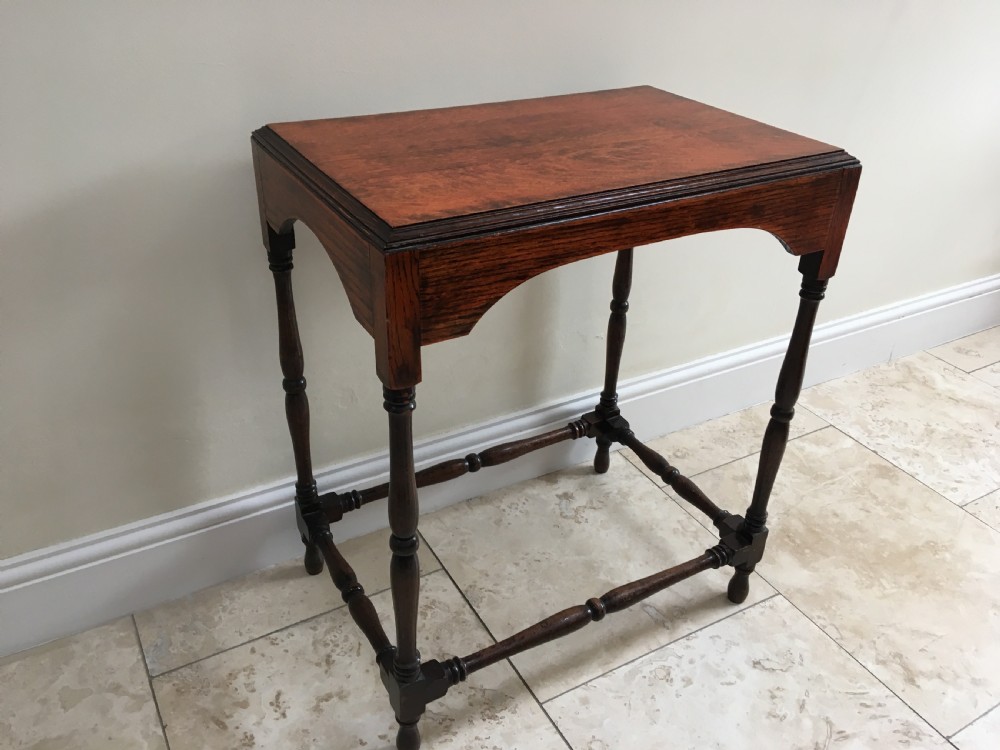 Edwardian Oak Side Table