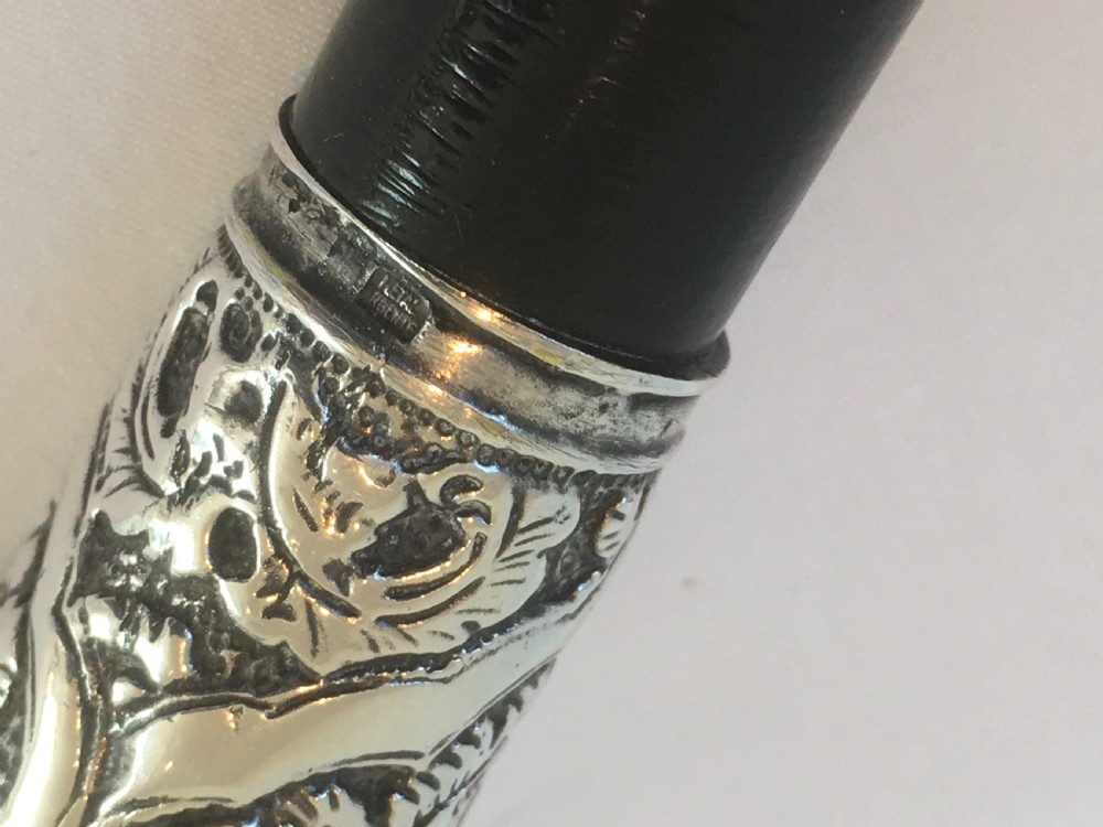 Silver Repousse Handled Sword Stick View VII