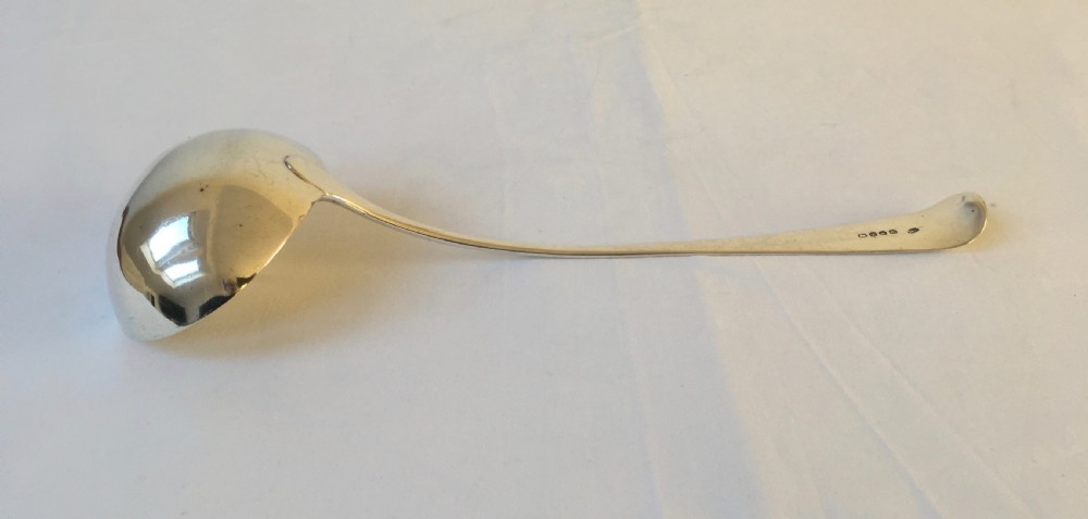 Rare Georgian Silver Soup Ladle View II