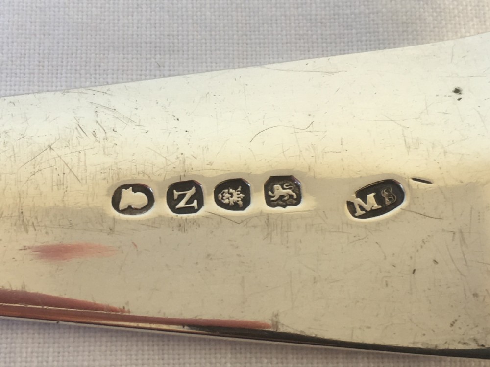 Rare Georgian Silver Soup Ladle View III
