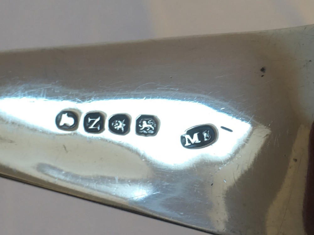 Rare Georgian Silver Soup Ladle View IX
