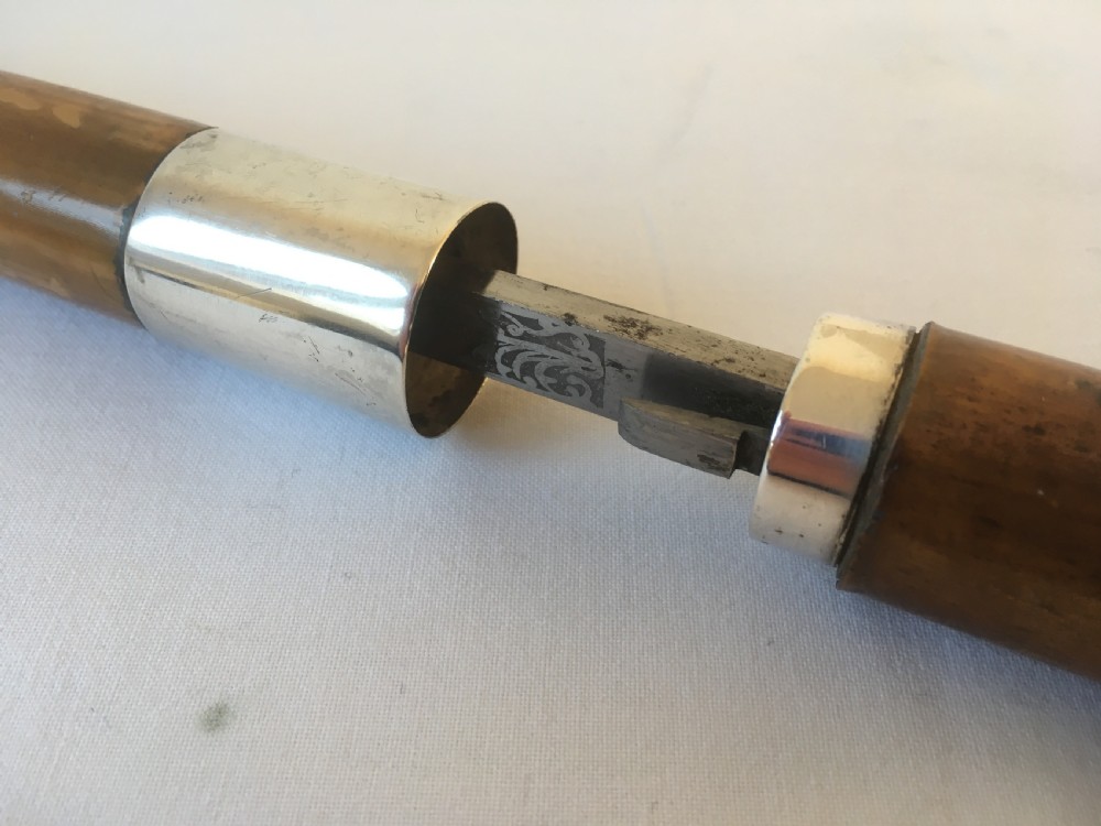 Edwardian Sword Stick with Toledo Blade View VII