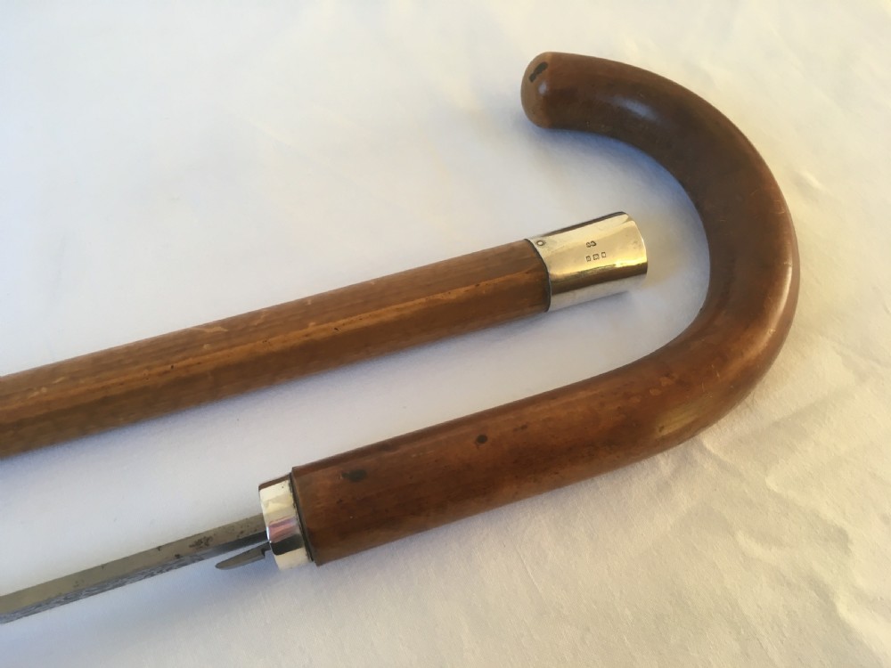 Edwardian Sword Stick with Toledo Blade View XI