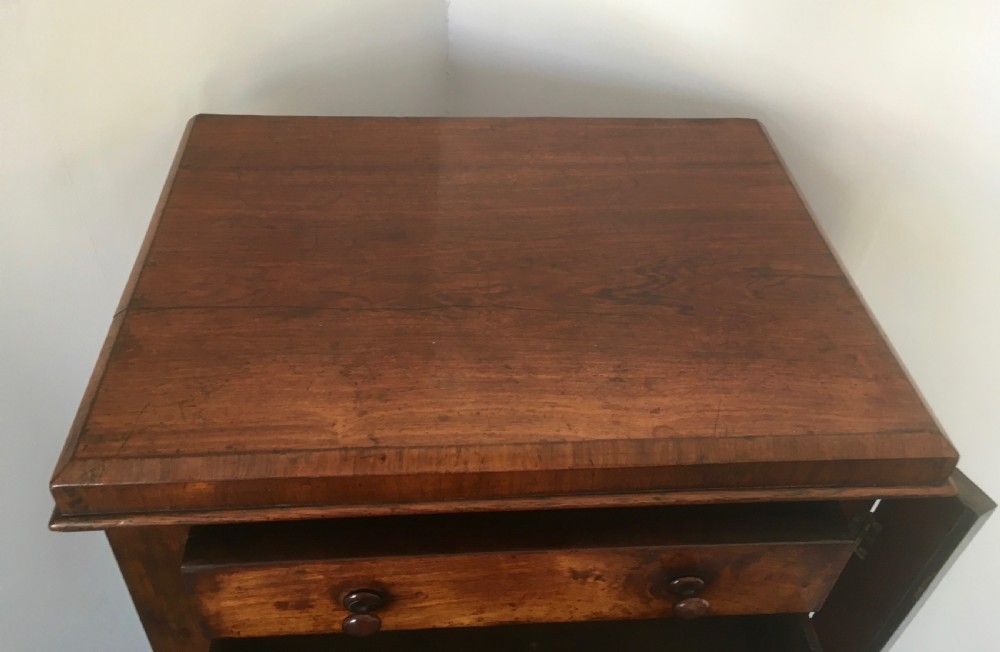 Rosewood Wellington Chest with Secretaire View VII