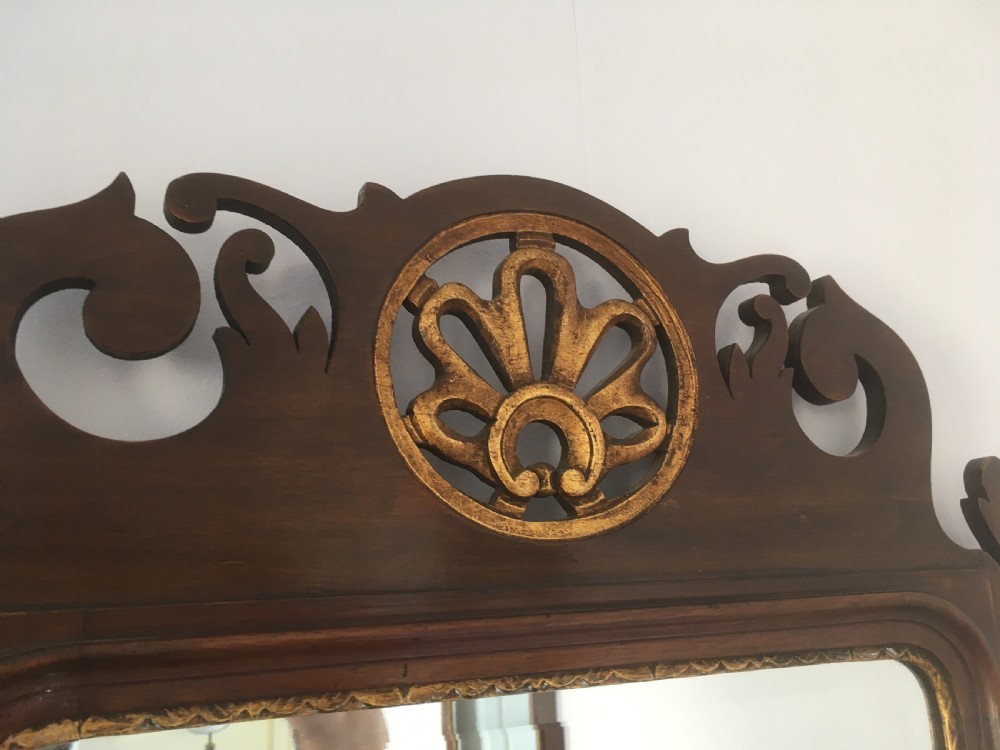 Pair of 19th Century Mahogany Pier Mirrors View IV