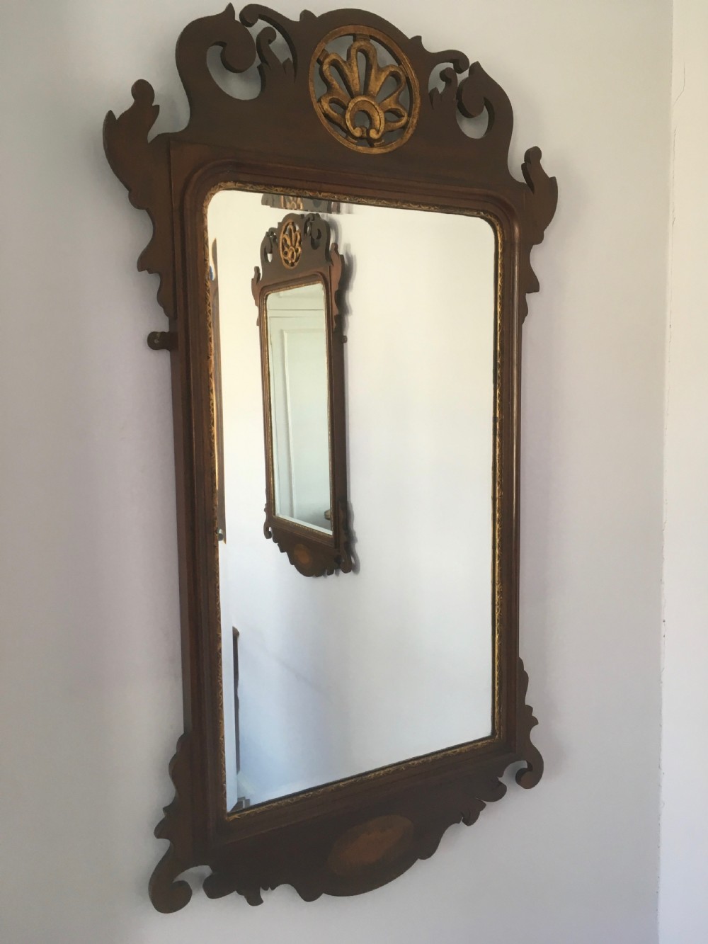 Pair of 19th Century Mahogany Pier Mirrors View VIII