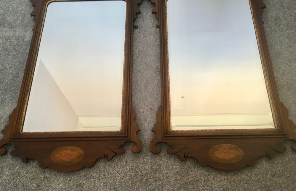 Pair of 19th Century Mahogany Pier Mirrors View XIII